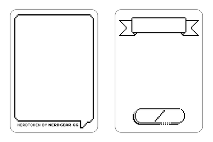 NerdTokens - 10 Pack - HARD Dry Erase Tokens